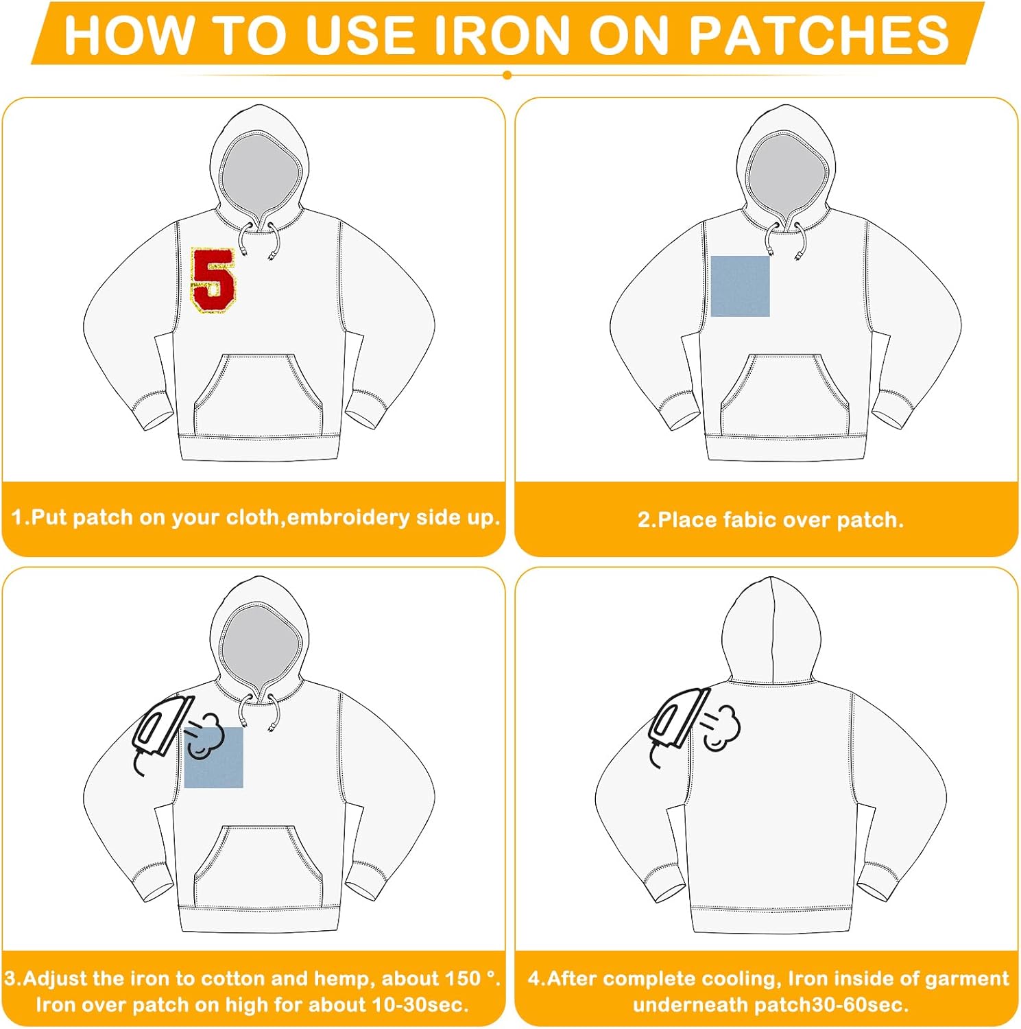 20 Pcs 3.15 in Chenille Iron on Numbers Embroidery Patches with Glitter Sequins Sew 0-9 Applique for Team Uniform Sports T-Shirt Football Jeans Bags Decors(Red)